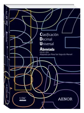 Envío Gratis CLASIFICACIÓN DECIMAL UNIVERSAL (CDU) ABREVIADA