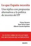 EL CAMBIO ECONOMICO QUE NECESITA ESPAÑA. UNA RÉPLICA CON PROPUESTAS ALTERNATIVAS A LA POLÍTICA DE RECORTES DEL PP Envío Internacional
