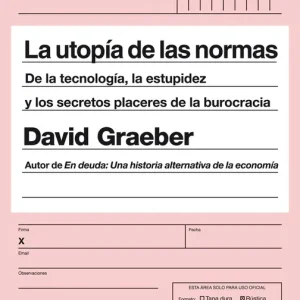 Entrega Rápida La utopía de las normas - Librería Oxford